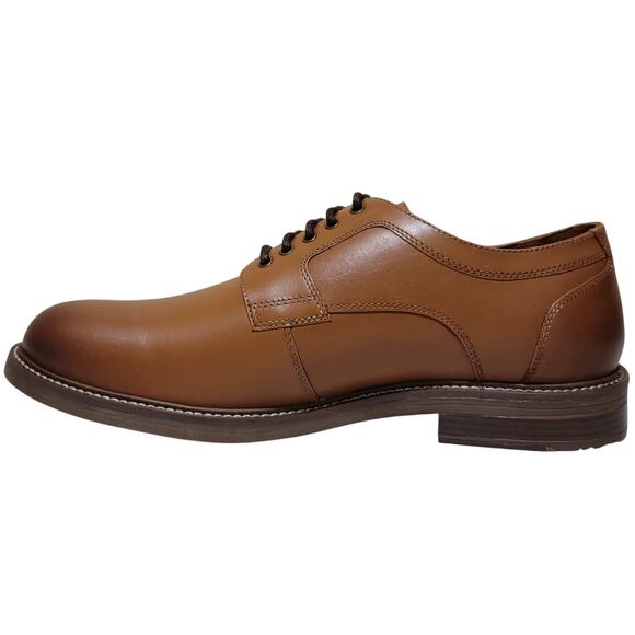 Dockers Men Lace Up Derby Oxfords Ludgate Size US 10M Butterscotch Brown Leather